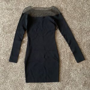 BAILEY /44 Black longsleeve, sweater dress
